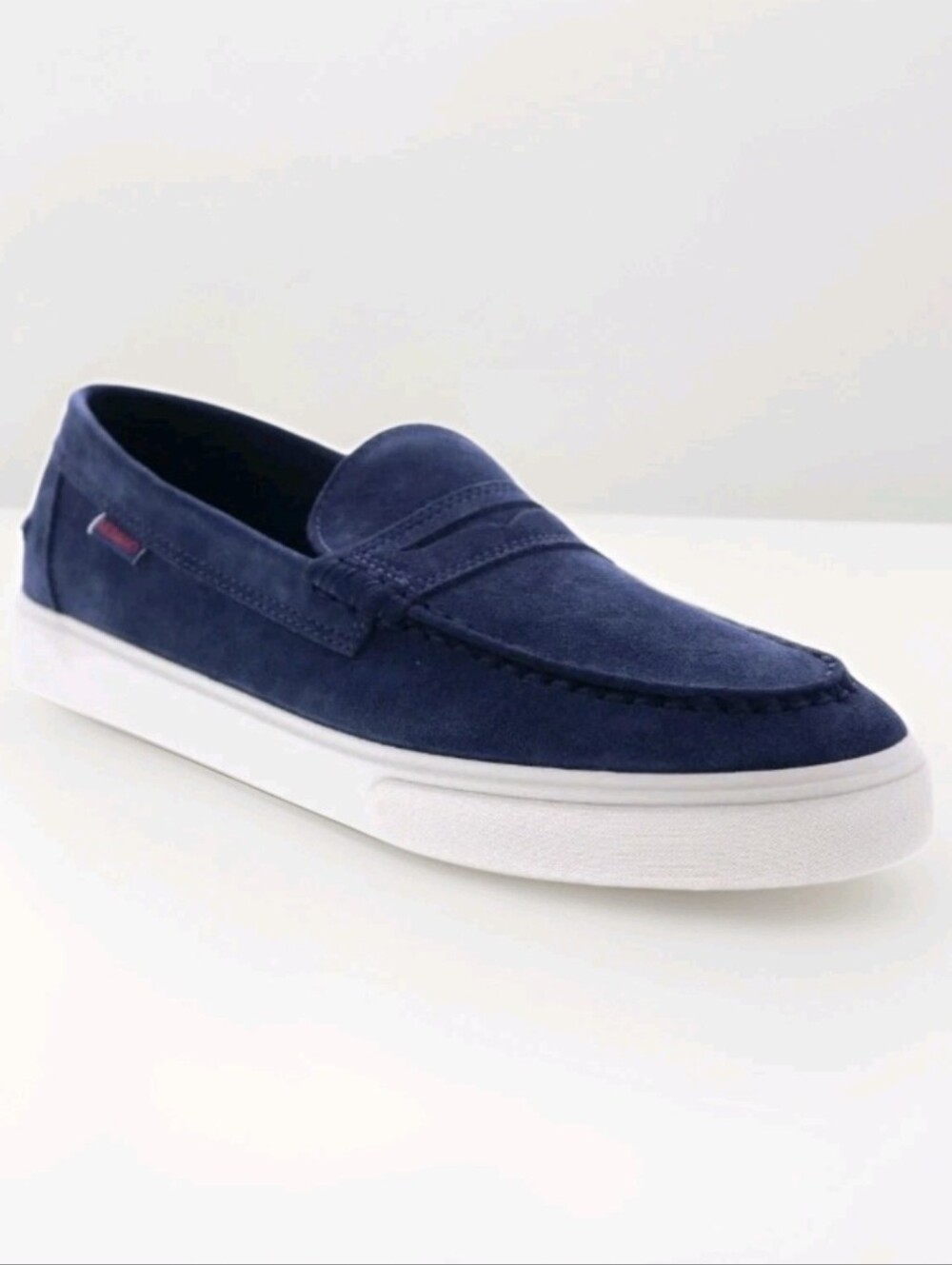Sebago Manitou Loafers Navy Blue Suede Boat Shoes Slip On Docksides Men's Sz 12